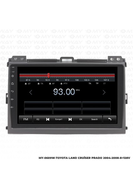 Toyota Land Crusier Prado Android 12 Multimedya Carplay 4gb RAM+64GB HDD Navigasyon Ekran fırsatları