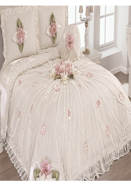 Yatak Örtüsü Takımı Çeyizlik 4 Parça Hülya modelleri