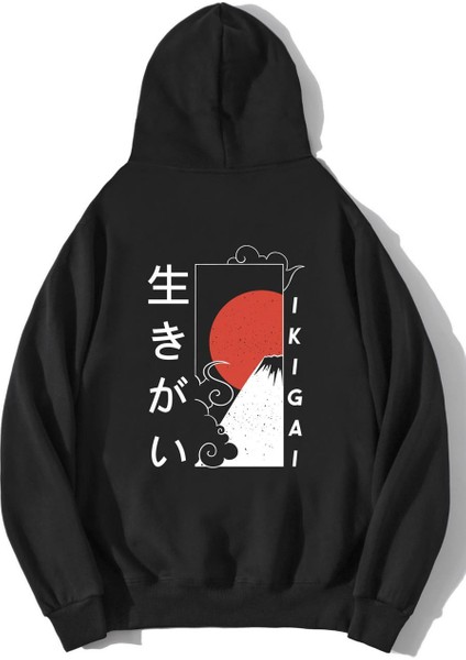 Oversize Japanese Ikigai Hoodie