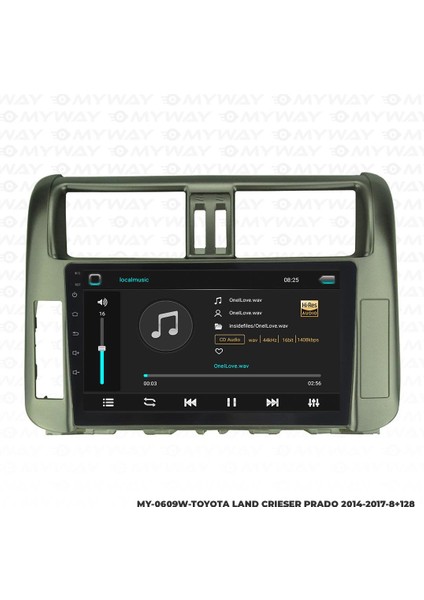 Toyota Land Cruiser Prado Android 12 Multimedya Carplay 4gb RAM+64GB HDD 2014-2017 Navigasyon Ekran fiyatları