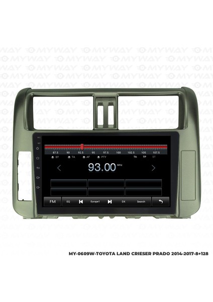 Toyota Land Cruiser Prado Android 12 Multimedya Carplay 4gb RAM+64GB HDD 2014-2017 Navigasyon Ekran fırsatları