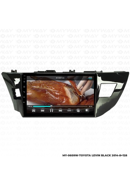 Toyota Levin Android 12 Multimedya Carplay 4gb RAM+64GB HDD Navigasyon Ekran