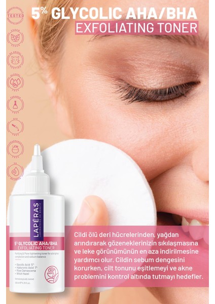 Cadı Fındığı 5% Glycolic Aha/bha Hyaluronic Acid Aydınlatıcı Tonik