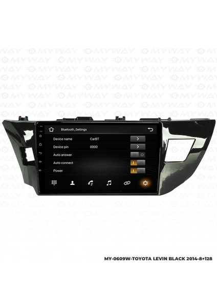 Toyota Levin Android 12 Multimedya Carplay 4gb RAM+64GB HDD Navigasyon Ekran modelleri