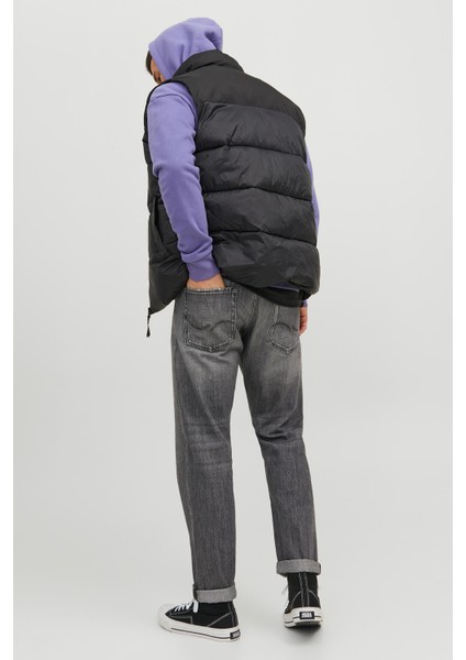 Essentials Jjetoby Dik Yakalı Fermuarlı Regular Fit Şişme Yelek Erkek Yelek 12235861 fırsatları