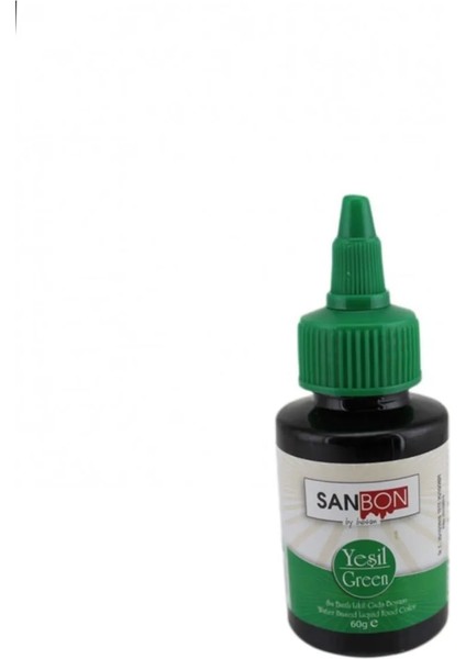 Gıda Boyası Su Bazlı Likit Sıvı Gıda Boyası 60 gr Yeşil Renk