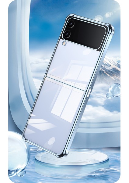 Samsung Galaxy Z Flip 3 Elektroliz Tampon Telefon Kılıfı Için Telefon Kılıfı (Yurt Dışından)