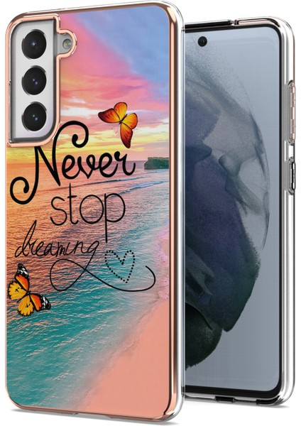 Samsung Galaxy S20 Plus Mermer Elektroliz Telefon Kılıfı (Yurt Dışından)