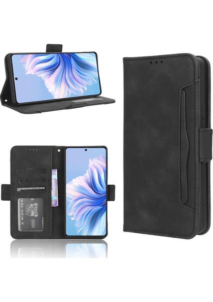 Telefon Kılıfı Tecno Camon 20 Premier 5g Kart Yuvalı Deri Telefon Kılıfı (Yurt Dışından)