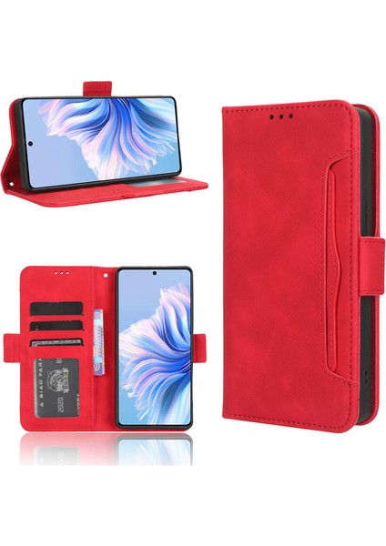Telefon Kılıfı Tecno Camon 20 Premier 5g Kart Yuvalı Deri Telefon Kılıfı (Yurt Dışından)
