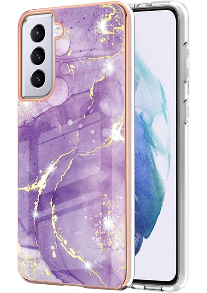 Samsung Galaxy S20 Plus Mermer Elektroliz Telefon Kılıfı (Yurt Dışından)