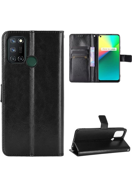 Oppo Realme C17 Cüzdan Deri Telefon Kılıfı (Yurt Dışından)