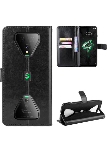 Xiaomi Black Shark 3 Pro Cüzdan Deri Telefon Kılıfı (Yurt Dışından)