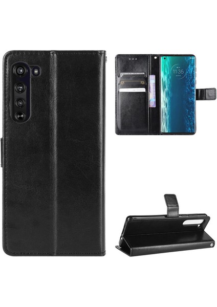 Motorola Moto Edge Cüzdan Deri Telefon Kılıfı (Yurt Dışından) fiyatları