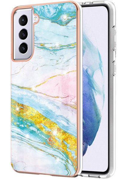 Samsung Galaxy S20 Plus Mermer Elektroliz Telefon Kılıfı (Yurt Dışından)
