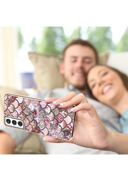 Samsung Galaxy S21 Fe Mermer Elektroliz Telefon Kılıfı (Yurt Dışından)
