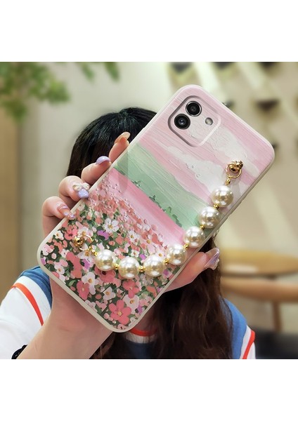 Samsung Galaxy A03 Çiçek Telefon Kılıfı (Yurt Dışından)
