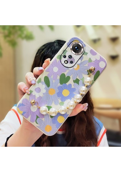 Huawei Honor 50 Pro Çiçek Telefon Kılıfı (Yurt Dışından)