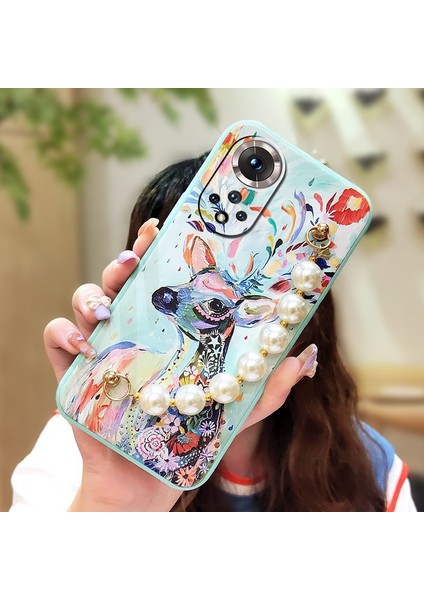 Huawei Honor 50 Pro Çiçek Telefon Kılıfı (Yurt Dışından)