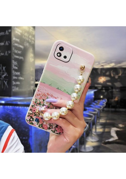 Oppo Realme C20 2021 Çiçek Telefon Kılıfı (Yurt Dışından)