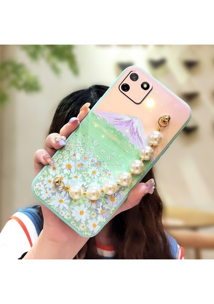 Oppo Realme C11 Çiçek Telefon Kılıfı (Yurt Dışından)