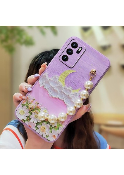 Oppo A16/A16S/A54S Çiçek Telefon Kılıfı (Yurt Dışından)