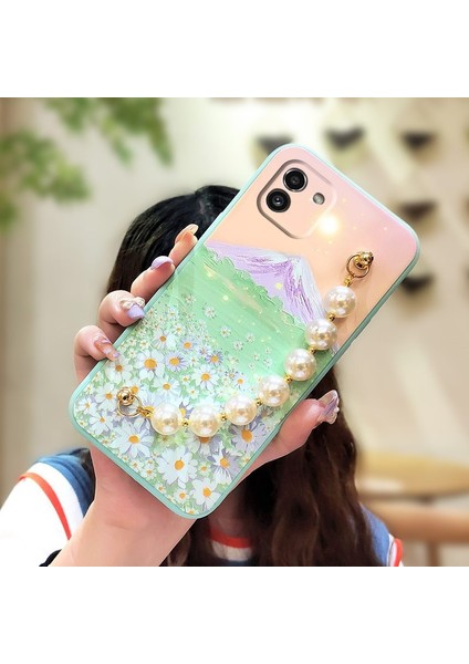 Samsung Galaxy A03 Çiçek Telefon Kılıfı (Yurt Dışından)