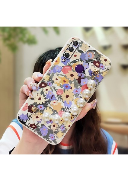 Huawei Y6P Çiçek Telefon Kılıfı (Yurt Dışından)