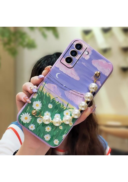 Samsung Galaxy S21 Plus Çiçek Telefon Kılıfı (Yurt Dışından)