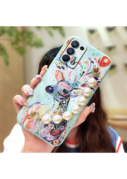 Oppo Reno 6 Pro Plus Çiçek Telefon Kılıfı (Yurt Dışından)