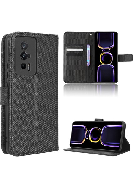 Xiaomi Redmi K60 Deri Cüzdan Telefon Kılıfı (Yurt Dışından)