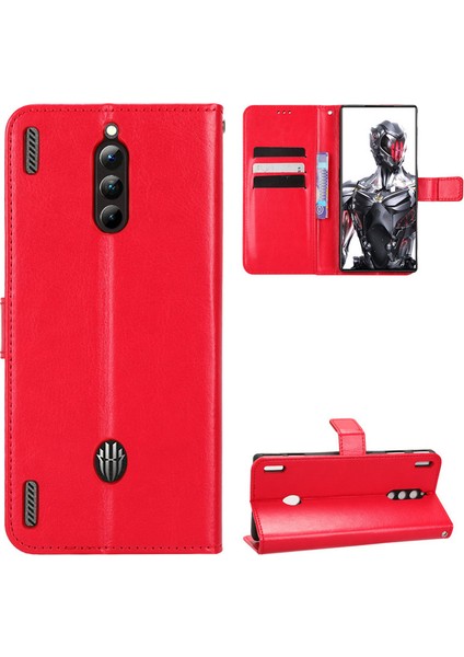 Nubia Red Magic 8 Pro Deri Cüzdan Telefon Kılıfı (Yurt Dışından)