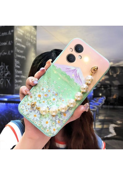 Oppo A96 5G/F21 Pro Çiçek Telefon Kılıfı (Yurt Dışından)