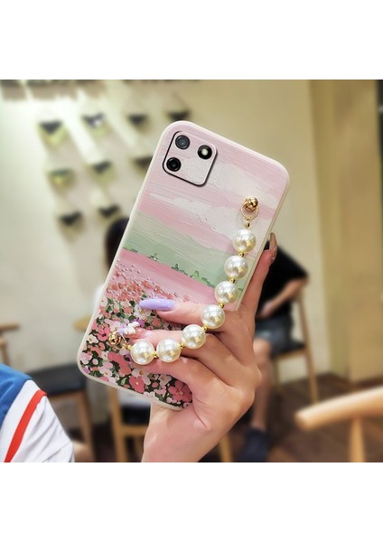 Oppo Realme C11 Çiçek Telefon Kılıfı (Yurt Dışından)