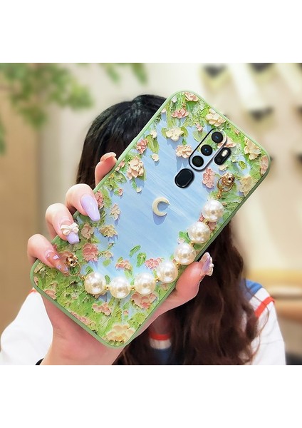 Oppo A9 2020/A5 2020 Çiçek Telefon Kılıfı (Yurt Dışından)