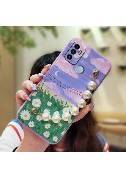 Oppo A53 2020/A32/A33/A53S Çiçek Telefon Kılıfı (Yurt Dışından)