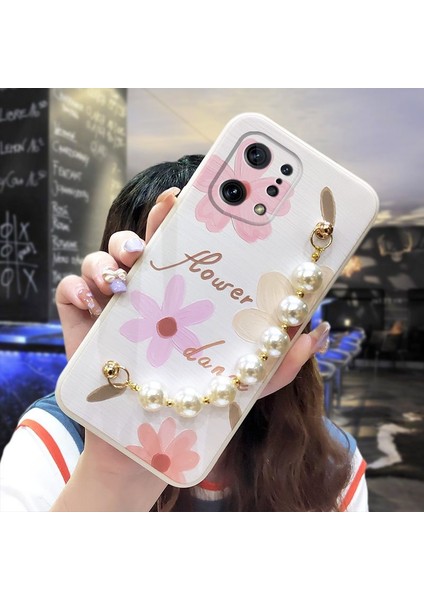 Oppo Find X5 Çiçek Telefon Kılıfı (Yurt Dışından)