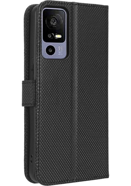 Tcl 40R Deri Cüzdan Telefon Kılıfı (Yurt Dışından)