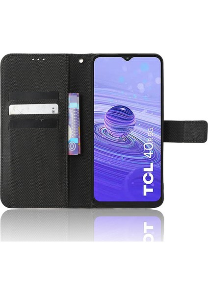 Tcl 40R Deri Cüzdan Telefon Kılıfı (Yurt Dışından)