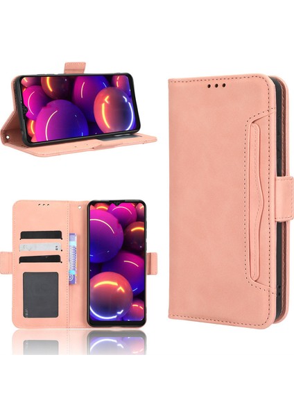 Tcl 305I Kart Yuvalı Deri Cüzdan Telefon Kılıfı (Yurt Dışından)