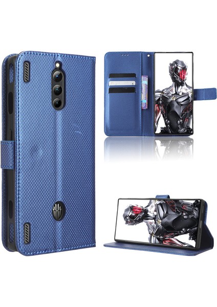 Nubia Red Magic 8 Pro Plus Deri Cüzdan Telefon Kılıfı (Yurt Dışından)