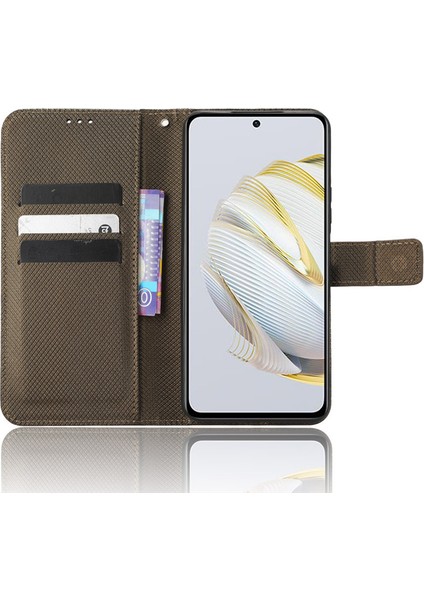 Huawei Nova 10 Se Deri Cüzdan Telefon Kılıfı (Yurt Dışından)