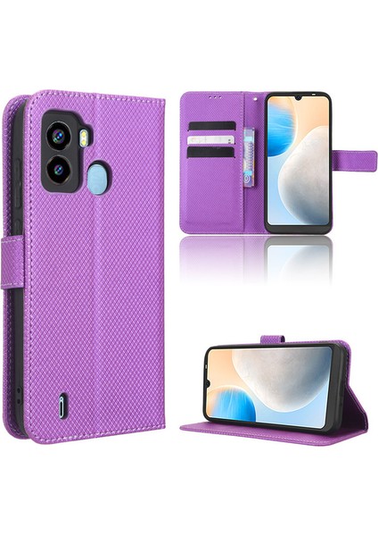 Tecno Pop 6/be7 Deri Cüzdan Telefon Kılıfı (Yurt Dışından)