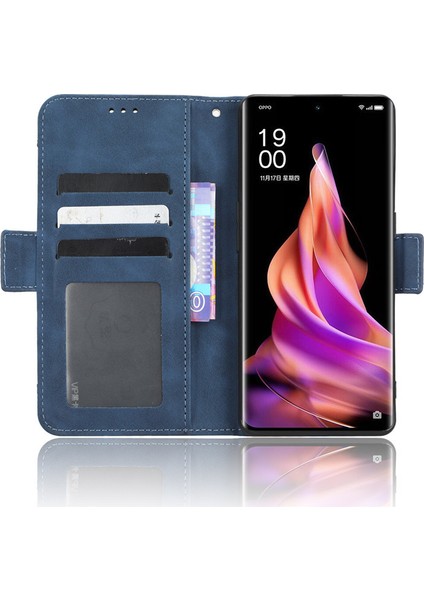 Oppo Reno 9 5g Kart Yuvalı Deri Telefon Kılıfı (Yurt Dışından)