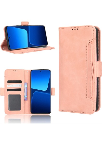 Xiaomi Mi 13 Deri Cüzdan Telefon Kılıfı (Yurt Dışından)