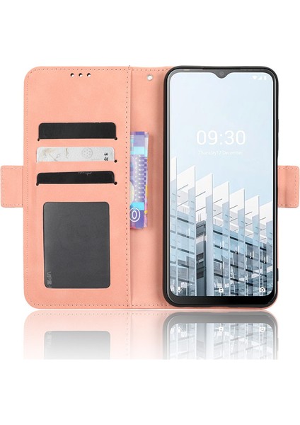 Tecno Pop 6 Pro Kart Yuvalı Deri Telefon Kılıfı (Yurt Dışından)