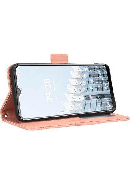 Tecno Pop 6 Pro Kart Yuvalı Deri Telefon Kılıfı (Yurt Dışından)