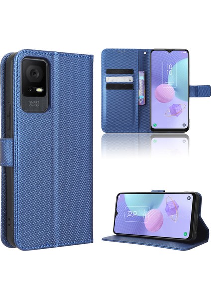Tcl 405/TCL 406/TCL 408 Deri Cüzdan Telefon Kılıfı (Yurt Dışından)
