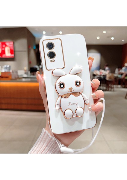 Vivo Y76S Elektroliz Tavşan Telefon Kılıfı (Yurt Dışından)