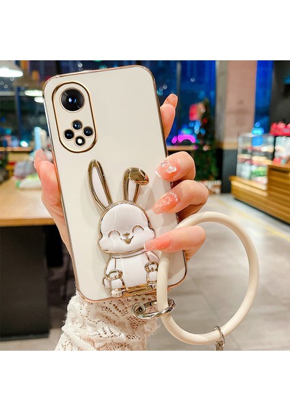 Huawei Nova 9 Elektroliz Tavşan Telefon Kılıfı (Yurt Dışından)